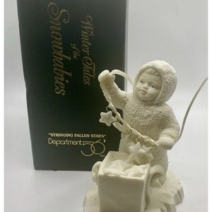 *BOGO! (see below) Vtg ‘90s Dept 56 Snowbabies “Stringing Fallen Stars”-orig box